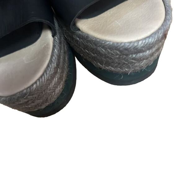 PALOMITAS‎ BY PALOMITAS BARCELO WEDGE PLATFORM LEATHER SANDAL SIZE 41 - Picture 5 of 6